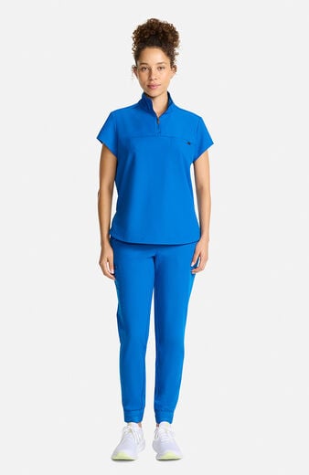 Women's Bella Quarter Zip Scrub Top Women's Bella Quarter Zip Scrub Top