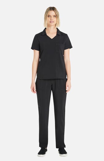 Women's Collar V-Neck Scrub Top Women's Collar V-Neck Scrub Top