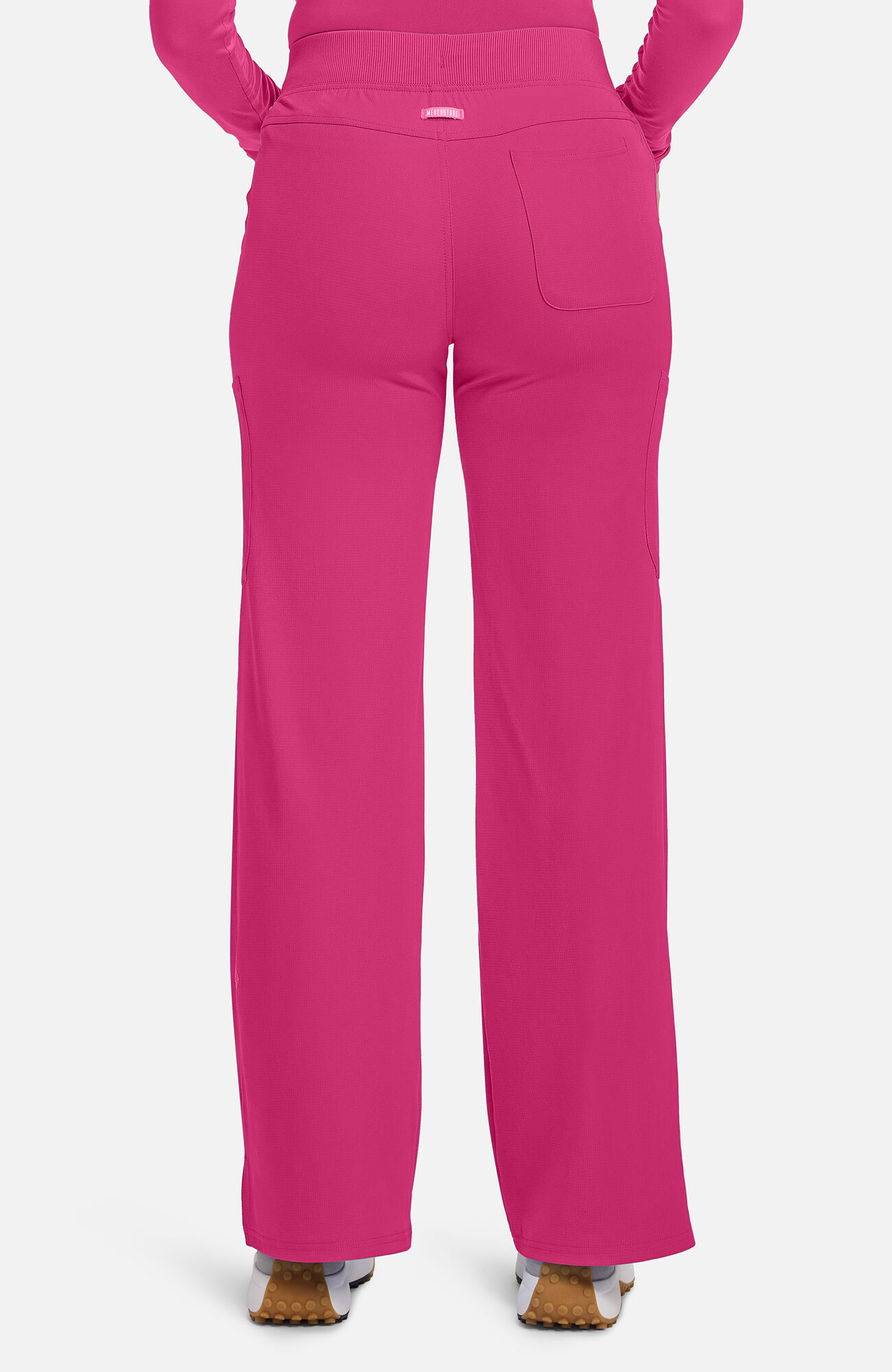 Women's Wide Leg Pull On Scrub Pant, PKN Pink Power | pink, large