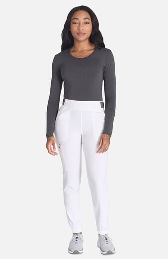 Women's Logo Waistband 5-Pocket Jogger Scrub Pant Women's Logo Waistband 5-Pocket Jogger Scrub Pant