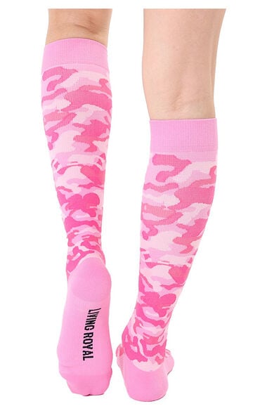 Women's 15-20 mmHg Lightweight Pink Compression Sock, , large