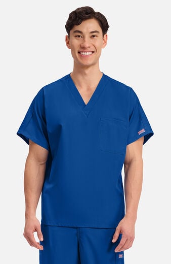 Unisex V-Neck 1 Pocket Scrub Top Unisex V-Neck 1 Pocket Scrub Top