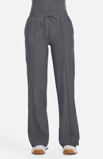 Women's Knit Pintuck 6-Pocket Wide Leg Scrub Pant Women's Knit Pintuck 6-Pocket Wide Leg Scrub Pant