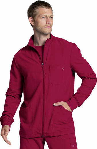 Men's Warm-Up Solid Scrub Jacket