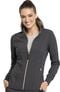 Clearance Women's Zip Front Solid Scrub Jacket, , large