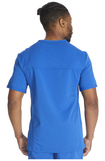Men's Zip Chest Pocket V-Neck Scrub Top Men's Zip Chest Pocket V-Neck Scrub Top