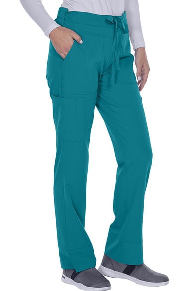 Clearance Signature by Grey's Anatomy Women's Straight Leg Cargo Scrub Pant, , large