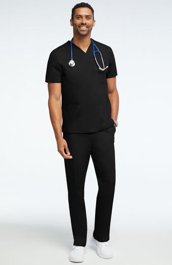 Unisex 3 Pocket Solid Scrub Top & 5 Pocket Cargo Scrub Pant Unisex 3 Pocket Solid Scrub Top & 5 Pocket Cargo Scrub Pant