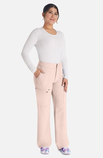 Women's Zip Fly Wide Leg Cargo Scrub Pant Women's Zip Fly Wide Leg Cargo Scrub Pant