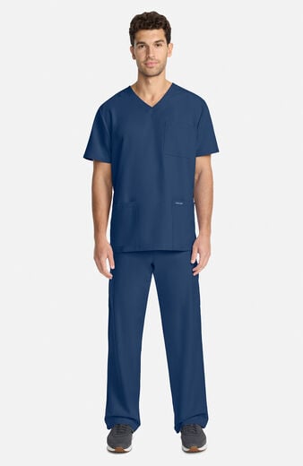 Men's 3-Pocket V-Neck Scrub Top Men's 3-Pocket V-Neck Scrub Top