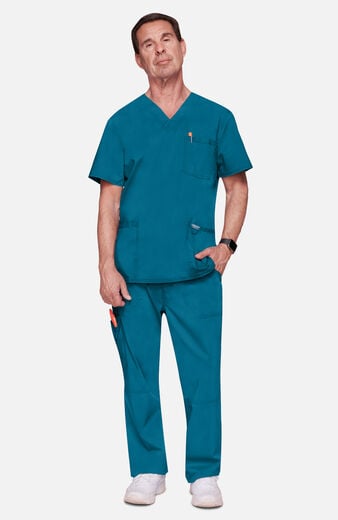 Men's Utility 3-Pocket V-Neck Scrub Top Men's Utility 3-Pocket V-Neck Scrub Top