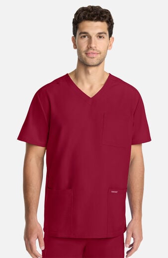Men's 3-Pocket V-Neck Scrub Top Men's 3-Pocket V-Neck Scrub Top