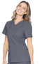 Clearance Women's Slim Fit V-Neck Solid Scrub Top, , large