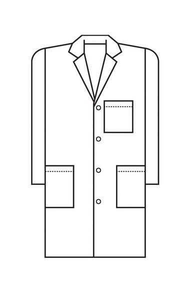 Unisex 40" Lab Coat, , large