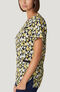Women's V-Neck Sunshiny Day Print Scrub Top, , large