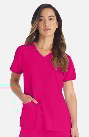 Women's 2-Pocket Utility V-Neck Scrub Top Women's 2-Pocket Utility V-Neck Scrub Top