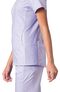 Clearance Women's COOLMAX Mesh Panel V-Neck Solid Scrub Top, , large