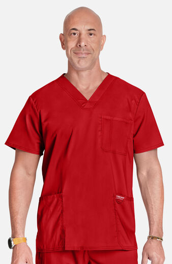 Men's Utility 3-Pocket V-Neck Scrub Top Men's Utility 3-Pocket V-Neck Scrub Top