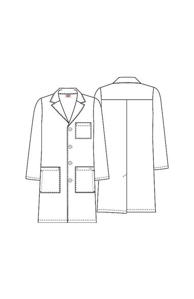 Unisex 40" Lab Coat, , large