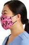 Clearance Women's Reversible A Hopeful Hearts & Mr. Purr-fect Print Face Mask, , large
