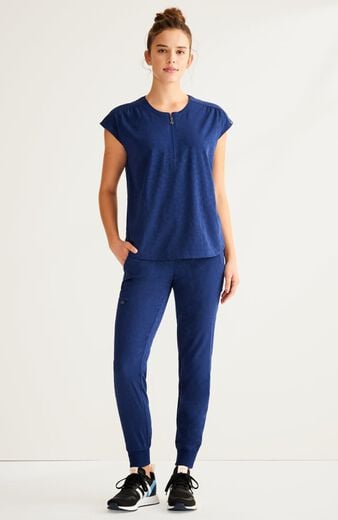 Women's Scrub Set: Jayden Round Neck Top & Trinity Jogger Pant Women's Scrub Set: Jayden Round Neck Top & Trinity Jogger Pant