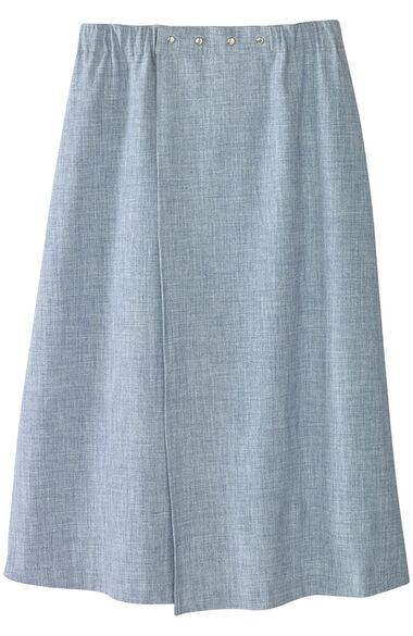 Silvert's Women's Open Back Embroidered Midi Skirt, , large