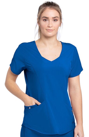 Clearance Women's Joy Solid Scrub Top, , large