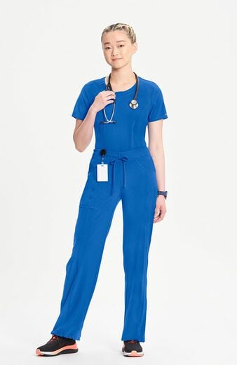 Women's Rib Knit Drawstring Waist Scrub Pant Women's Rib Knit Drawstring Waist Scrub Pant