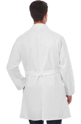 Unisex 44" Heavyweight Knotted Button Lab Coat