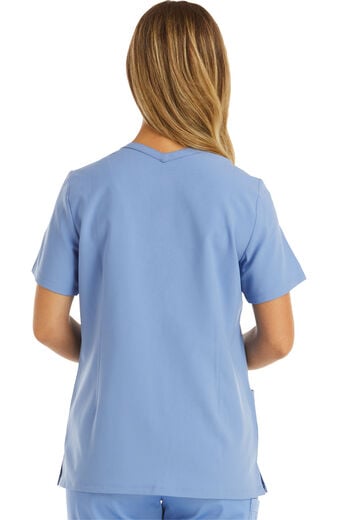 Clearance Women's Double V-Neck Scrub Top