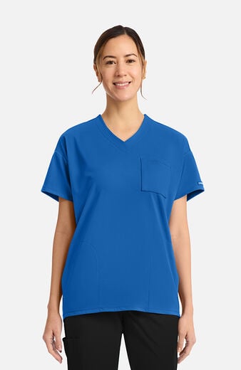 Women's V-Neck Tunic Scrub Top Women's V-Neck Tunic Scrub Top