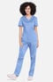 Women's V-Neck Tuck-In Solid Scrub Top, , large