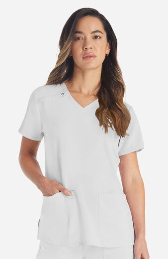 Women's 2-Pocket Utility V-Neck Scrub Top Women's 2-Pocket Utility V-Neck Scrub Top