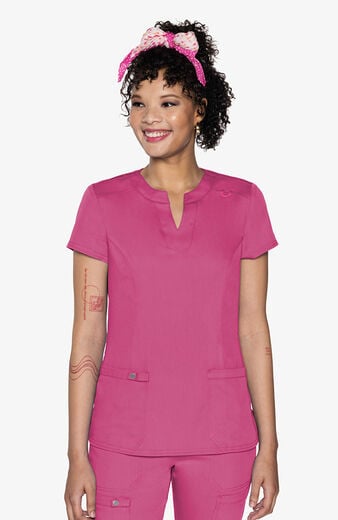 Women's Split Round Neck Scrub Top Women's Split Round Neck Scrub Top