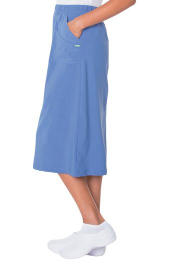 Clearance Women's Modern A-Line Elastic Waist Scrub Skirt