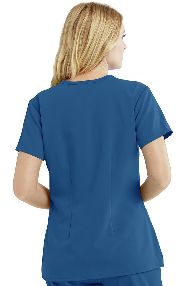 Clearance Signature by Grey s Anatomy Women s V Neck Solid Scrub