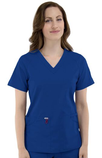 Women's V-Neck Solid Scrub Top, Women's V-Neck Solid Scrub Top