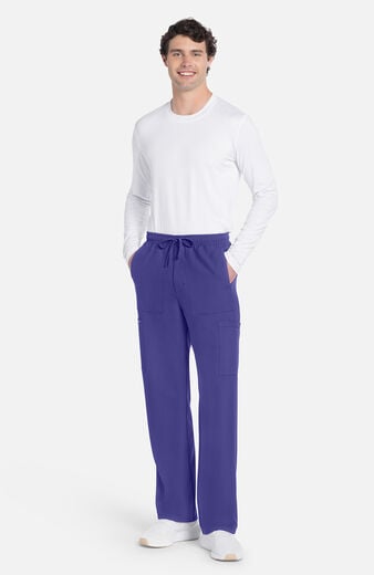 Men's Zip Fly Cargo Straight Leg Scrub Pant Men's Zip Fly Cargo Straight Leg Scrub Pant