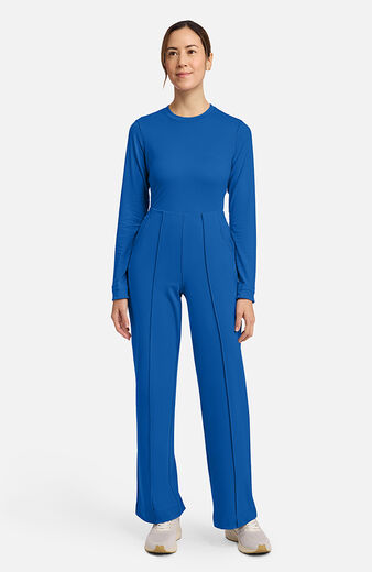 Women's Pintuck Wide Leg  Scrub Pant Women's Pintuck Wide Leg  Scrub Pant