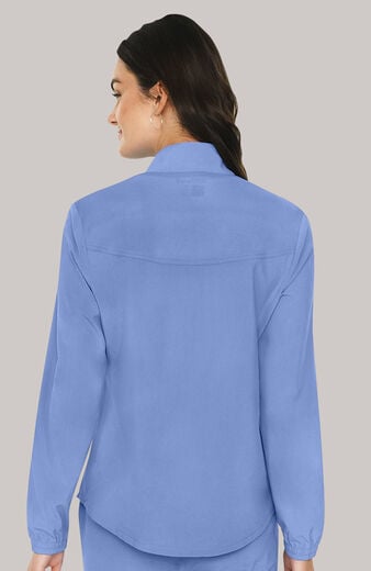 Women's Zip Front Scrub Jacket