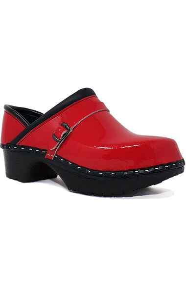 Clearance Women's Red Alert Patent Solid Clog, , large