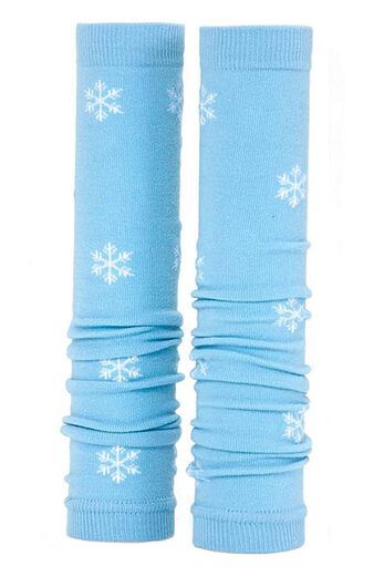 Clearance Women's Blue with White Snowflakes
