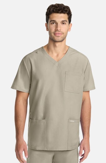 Men's 3-Pocket V-Neck Scrub Top Men's 3-Pocket V-Neck Scrub Top