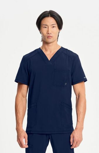 Men's Stretch V-Neck Scrub Top Men's Stretch V-Neck Scrub Top