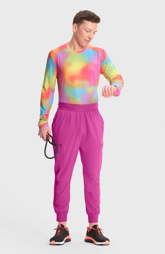 Men's Fit Performance Long Sleeve Underscrub, Pride Wash Men's Fit Performance Long Sleeve Underscrub, Pride Wash