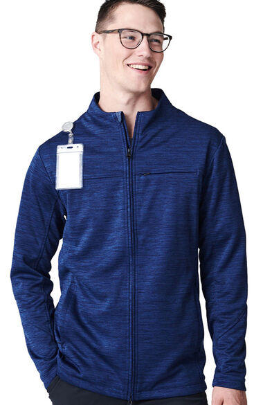 Clearance Men's Ionic Solid Scrub Jacket, , large