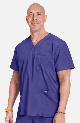 Men's Utility 3-Pocket V-Neck Scrub Top Men's Utility 3-Pocket V-Neck Scrub Top