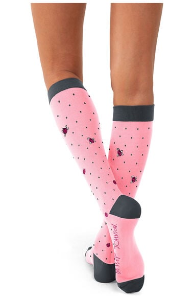 Women's 2 Pack 15-20 Mmhg Bumble Love Compression Socks, , large