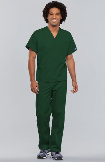 Unisex Scrub Set: V-Neck Dolman Top & Drawstring Cargo Pant Unisex Scrub Set: V-Neck Dolman Top & Drawstring Cargo Pant
