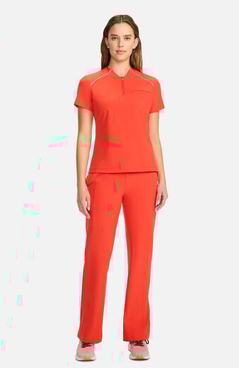 Women's Tuck-In Zip Neck Scrub Top Women's Tuck-In Zip Neck Scrub Top